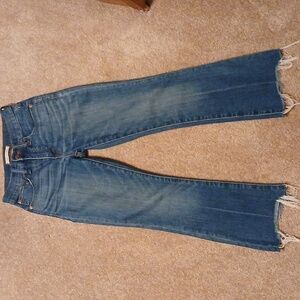 Madewell Dark Blue Flare Jeans